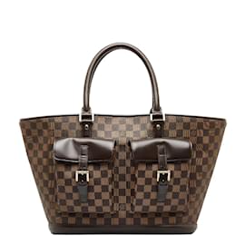 Louis Vuitton-Damier Ebene Manosque GM N51120-Brown