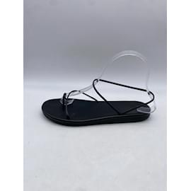 Ancient Greek Sandals-SANDALI GRECI ANTICHI Sandali T.Unione Europea 37 Leather-Nero