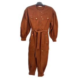 Ulla Johnson-ULLA JOHNSON  Jumpsuits T.0-5 0 cotton-Camel