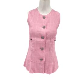 Chanel-CHANEL  Jackets T.fr 38 cotton-Pink