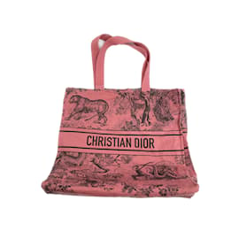 Dior-Sacs à main DIOR T.  chiffon-Rose