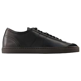 Baskets Linoléum Basic - Lemaire - Cuir - Noir Noir