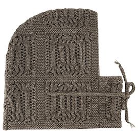 Gorro con capucha Stitch - Lemaire - Lana - Gris burro Gris
