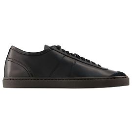 Linoleum Basic Sneakers - Lemaire - Leather - Black Black