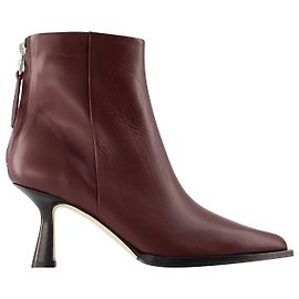 Kala Ankle Boots - Aeyde - Leather - Red Red