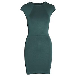 Abito aderente con maniche ad aletta Alexander Wang in viscosa verde Verde