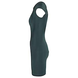 Alexander Wang-Alexander Wang Cap Sleeve Bodycon Dress in Green Viscose-Green