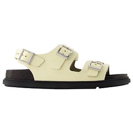 Sandali Cannes - Birkenstock - Pelle - Beige Beige