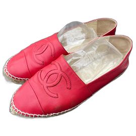 Chanel espadrillas Rosso