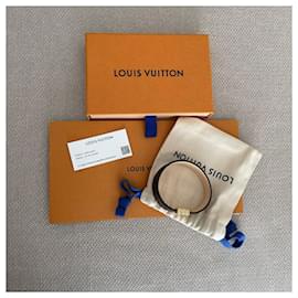 Louis Vuitton bracciale tela Damier graffiti argento. - La Belle Epoque