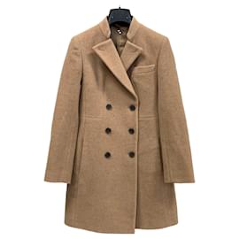 Dondup Manteau en laine et poil de chameau Camel
