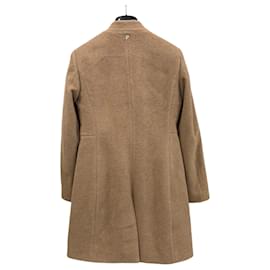 Dondup-Cappotto in lana e pelo di cammello-Cammello