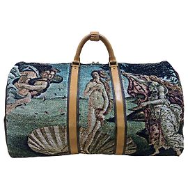 Louis Vuitton Keepall 60 Botticelli "La Naissance de Venus" Marron Beige