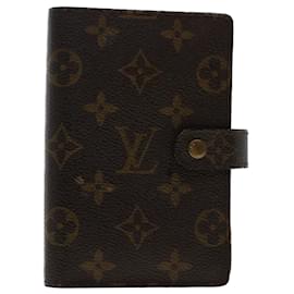 Louis Vuitton-LOUIS VUITTON Monogram Agenda PM Day Planner Cover R20005 Auth LV 49858-Monogramme