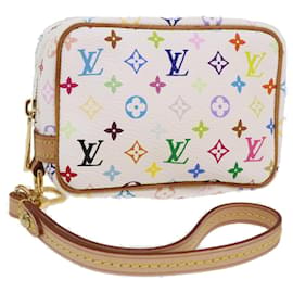 Louis Vuitton-LOUIS VUITTON Monograma Multicolor Trousse Bolsa Wapity Branco M58033 auth 49632NO-Branco