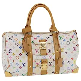 Louis Vuitton-LOUIS VUITTON Monograma Multicolor Keepall 45 Boston Bag M92641 Autenticação de LV 49917NO-Branco