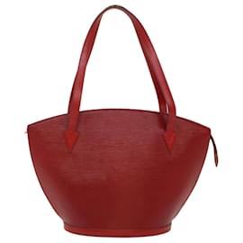 Louis Vuitton-LOUIS VUITTON Epi Saint Jacques Shopping Shoulder Bag Red M52277 LV Auth tb832-Red