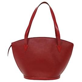 Louis Vuitton-LOUIS VUITTON Epi Saint Jacques Shopping Shoulder Bag Red M52277 LV Auth tb832-Red