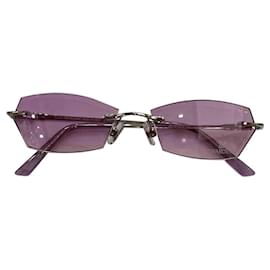 Swarovski-Rosa Swarovski-Sonnenbrille-Pink,Silber Hardware