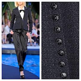 Chanel-Piccola giacca nera della sfilata-Nero