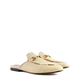 Gucci-GUCCI  Flats T.EU 36.5 cloth-Beige