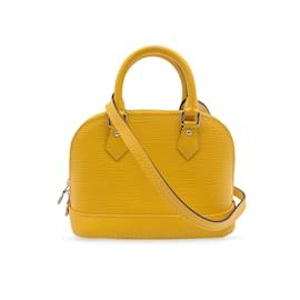 Louis Vuitton-Yellow Epi Leather Alma Nano Mini Crossbody Bag-Yellow