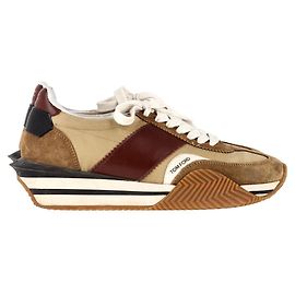 Tom Ford Lace-Up Sneakers in Multicolor Suede Multiple colors