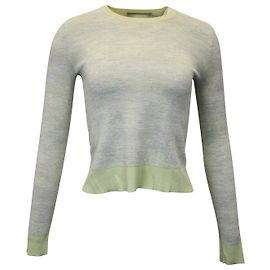 Jason Wu Strickpullover aus gelbgrünem Polyester Andere