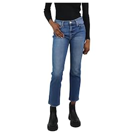 Frame Denim-Blaue Jeans mit geradem Bein – Größe W26-Blau