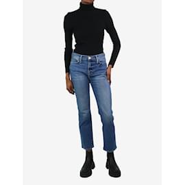 Frame Denim-Blue straight-leg jeans - size W26-Blue