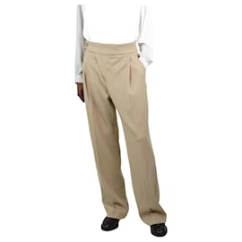 Autre Marque-Neutral wool-blend trousers - size XS-Other