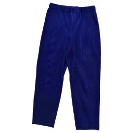 Issey Miyake Homme Plissé Blue Royale trousers Blue