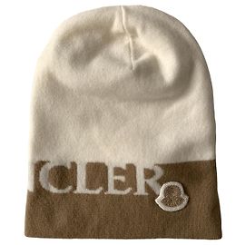 Moncler Gorro em malha de lã e caxemira Multicor