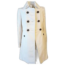 Autre Marque Mango MGN Mantel Weiß Baumwolle Weiß