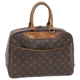 Louis Vuitton-LOUIS VUITTON Monogram Deauville Hand Bag M47270 LV Auth 50026-Monogram