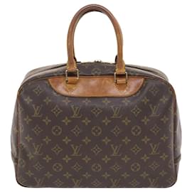 Louis Vuitton-LOUIS VUITTON Monogram Deauville Hand Bag M47270 LV Auth 50026-Monogram