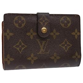 Louis Vuitton-LOUIS VUITTON Monogram Porte Monnaie Billets Viennois Wallet M61663 autenticación 49951-Monograma