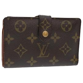 Louis Vuitton-LOUIS VUITTON Monogram Porte Monnaie Billets Viennois Wallet M61663 Auth S702-Monogram