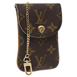 Louis Vuitton-LOUIS VUITTON Monogram Etui Telephonne MM Cell Phone Case M66546 LV Auth 50015-Monogram