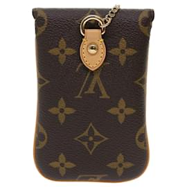 Louis Vuitton-LOUIS VUITTON Monogram Etui Telephonne MM Cell Phone Case M66546 LV Auth 50015-Monogram