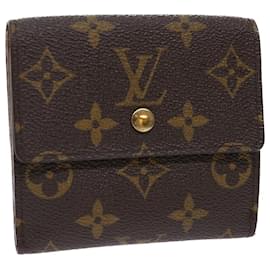 Louis Vuitton-LOUIS VUITTON Monogram Porte Monnaie Bier Cartes Crdit Wallet M61652 autenticación 49954-Monograma