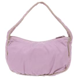 Prada-PRADA Shoulder Bag Nylon Pink Auth bs7263-Pink