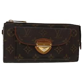 Louis Vuitton-LOUIS VUITTON Monogram Portefeuille Astrid Carteira Longa M61781 LV Auth th3885-Monograma