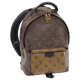 Louis Vuitton-LOUIS VUITTON Monogram Reverse Palm Springs PM Mochila M43116 LV Auth 49637-Otro