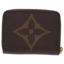 Louis Vuitton-LOUIS VUITTON Monogram Giant Zippy Coin Purse Wallet M69354 Auth LV 49495-Monogramme
