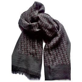 Hermès Herren Tücher Anthrazitgrau
