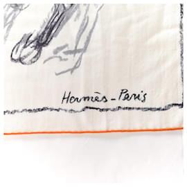 Hermès-Pirouette im Galopp-Weiß