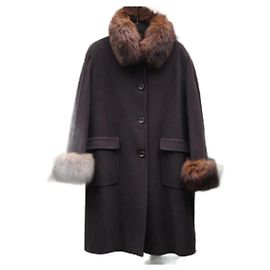 Gianfranco Ferré Coats, Outerwear Brown