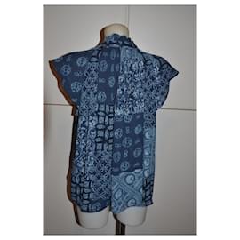 Ralph Lauren-Vestido de blusa-Azul