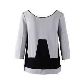 Top Prada color block Multicolore